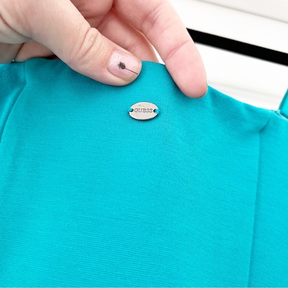 Guess Sexy Aqua Bustier Mini Dress size small - Picture 3 of 10